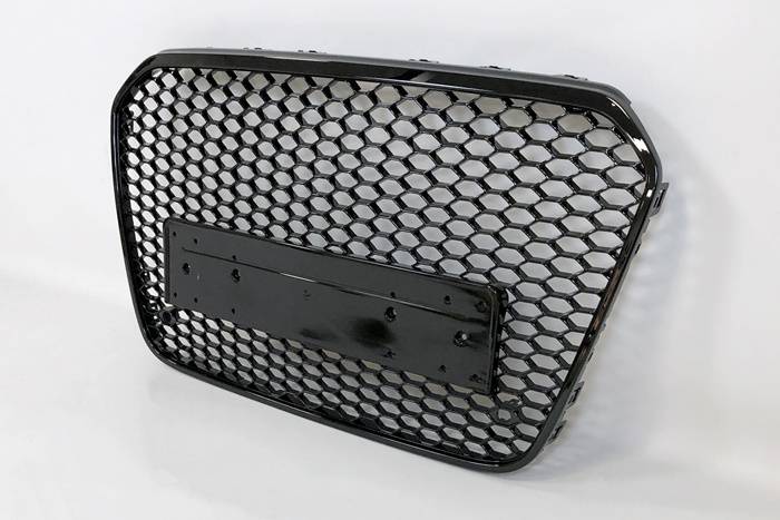 FRONT GRILL AUDI A6 11-15 LOOK RS6 BLACK                                                                                     